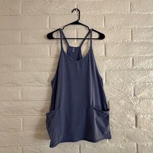 FP Movement by Free People Blue Mini Dress